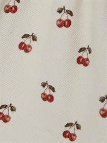 Lil Atelier Cherries Sweat Kjole Ronja Whitecap Gray